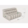 Modul Zurich 2 / 2E, Element Canapea (Fix sau Extensibil), 150x113 cm picture - 2