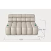 Modul Zurich 2 / 2E, Element Canapea (Fix sau Extensibil), 150x113 cm picture - 6