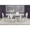Masa Mozart Extensibila 160-240x90x75 cm Alba picture - 2