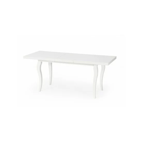 Masă Mozart extensibilă, blat MDF laminat, picioare lemn fag, 140-180x80x75 cm, alb picture - 4