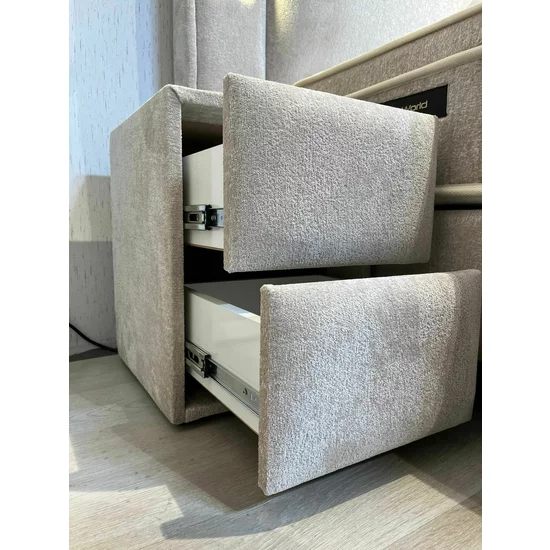 Noptiera cancun 40/40/52 h cm bej picture - 3