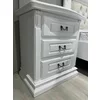 Noptieră Diana, compactă și practică, design clasic, material lemn masiv și MDF, alb picture - 1