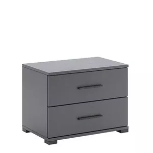 Noptieră Dominika, compactă cu spațiu depozitare, 42x55x35 cm, gri