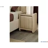 Noptieră Fancy, bej - 47.5x59.5x45.5 cm, design modern, tapițată cu stofă, PAL și sticlă picture - 1