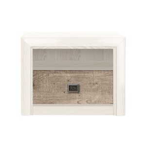 Noptiera koen II 58,5x40x44,5 h cm Pin Arizona /Stejar Nava