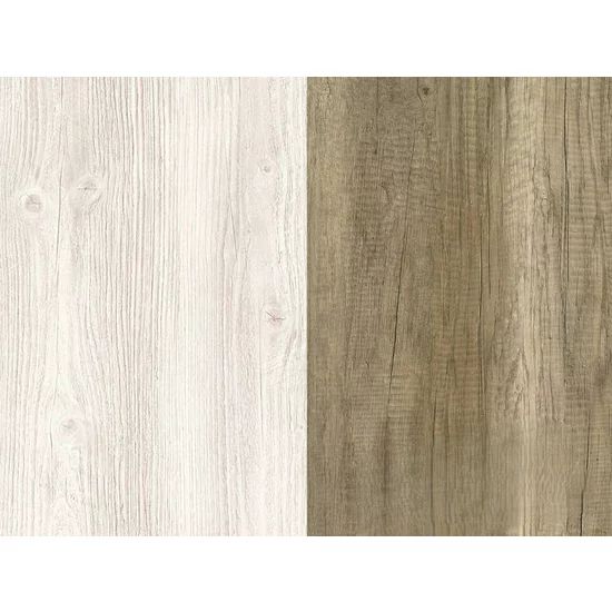 Noptiera koen II 58,5x40x44,5 h cm Pin Arizona /Stejar Nava picture - 2