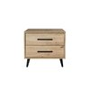 Noptieră Kos cu sertar spațios, design compact și finisaj cald, 53.5x41.5x44 cm, stejar picture - 1