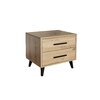 Noptieră Kos cu sertar spațios, design compact și finisaj cald, 53.5x41.5x44 cm, stejar picture - 3