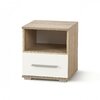 Noptiera Lima SN1 39x40x44 cm Sonoma-Alb picture - 1
