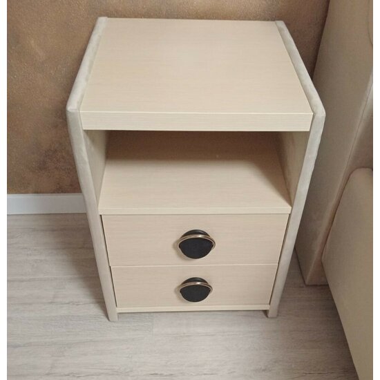 Noptieră Universal, design minimalist, un sertar spațios, PAL melaminat, 45x40x57 cm, Fungo picture - 3