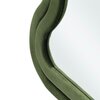 Oglindă de perete cu picioare Confetto, cadru catifea + MDF, montaj versatil, 160x70x3 cm, verde măsliniu / maro picture - 3