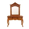 Oglindă Milly, cadru lemn masiv sculptat manual, design clasic, 101x120x126 cm picture - 1