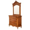 Oglindă Milly, cadru lemn masiv sculptat manual, design clasic, 101x120x126 cm picture - 2