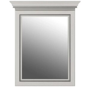 Oglinda White 75X10.5X89.5 cm Frasin Alb + Pin Argintiu