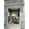 Oglindă White lus 60, ramă MDF elegantă și finisaj premium, sticlă securizată, 75x10.5x89.5 cm, frasin alb/pin argintiu picture - 3