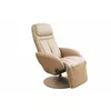 Fotoliu Optima culisant, design modern, piele ecologică, 77x80x101 cm, bej picture - 1