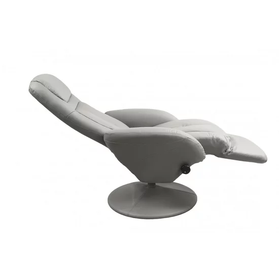 Fotoliu Optima culisant, relaxare totală, stofă premium, 77x80x101 cm, gri picture - 2