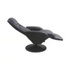 Fotoliu Optima culisant, sistem reglabil, piele ecologică, 77x80x101 cm, negru picture - 2