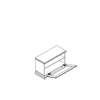 Pantofar Idento TUMBA SFK1B, design clasic cu spațiu de depozitare, PAL și MDF, 80x35x50 cm, alb alpin picture - 2