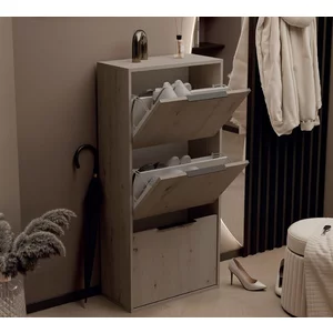 Pantofar Milo S3- 60x88x30 cm, model vertical, structură PAL melaminat, spațiu eficient pentru încălțăminte