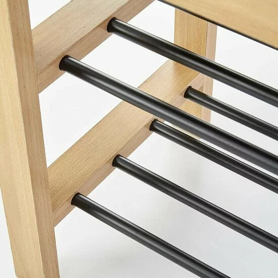 Pantofar Tip Băncuță ST11, Cu Spațiu De Depozitare, PAL Melaminat, 81x31x48 cm, Alb picture - 2