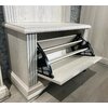 Pantofar White 1D  73X51x30 cm Frasin Alb / Pin Argintiu picture - 2