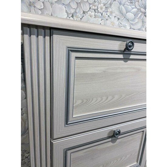 Pantofar White 3D 72.5x19x124 Frasin alb/ Pin Argintiu picture - 3
