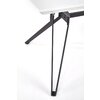 Masa Pascal 160x90x76 cm Alb-Negru picture - 5