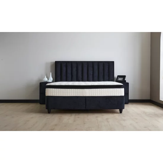 Pat Camila, cadru rezistent, tapițat premium, ladă depozitare, somieră inclusă, 160x200 cm picture - 5