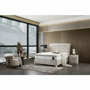 Pat Lexus, cu ladă de depozitare, somieră metalică rabatabilă, tapițerie catifelată, design modern, 140x200 cm, bej