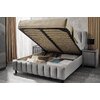 Pat Fancy Bej 160x200 cu lada pentru depozitare picture - 3