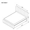 Pat Fancy Gri 160x200 cu lada pentru depozitare picture - 3