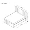 Pat Fancy Gri 180x200 cu lada pentru depozitare picture - 3