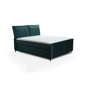 Pat Haven 9, cadru robust, tapițat cu stofă, somieră inclusă, 160x200 cm