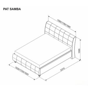 Pat Samba 160x200 cm Gri picture - 4