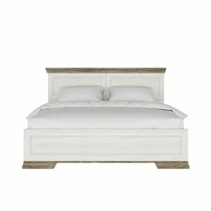 Pat Marsel Cu Sertare 160x200 cm Alb Frasin