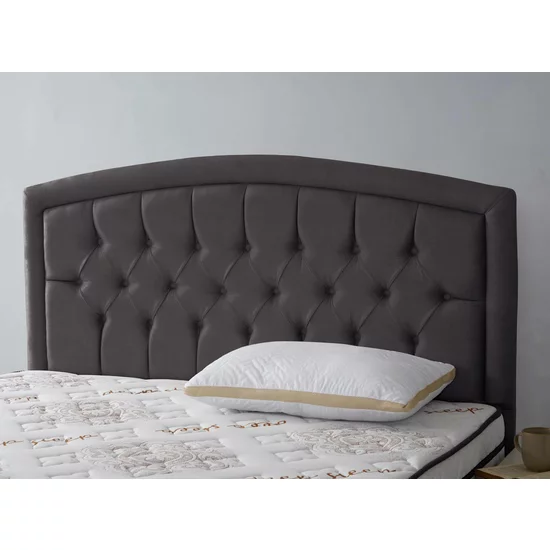 Pat + Saltea gratis Belek, gri inchis  - 180x200 cm, cadru rezistent, tapițerie premium, confort ridicat, stofă elegantă picture - 2