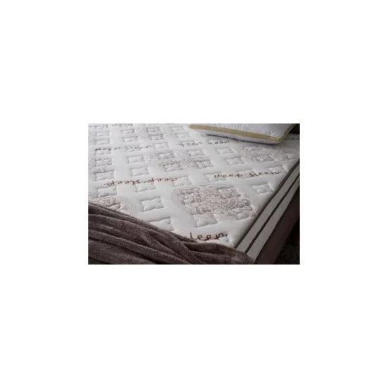 Pat + Saltea gratis  Belek, gri inchis - 160x200 cm, design modern, capitonare elegantă, structură rezistentă, stofă premium picture - 6