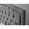 Pat + Saltea gratis  Belek, gri deschis - 160x200 cm, saltea ortopedică, țesătură respirabilă, structură rezistentă picture - 3