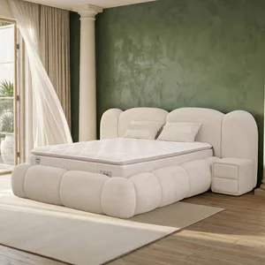 Pat + Saltea gratis Bella XL - 160x200 cm culoare personalizabila, saltea ortopedica