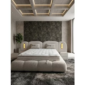 Pat + Saltea gratis Bella XL - 180x200 cm culoare personalizabila, saltea ortopedica