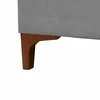 Pat + Saltea gratis Carla, gri - 180x200 cm, confort premium, capitonare modernă, structură solidă, țesătură respirabilă picture - 5