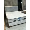 Pat + Saltea gratis Carla, gri - 180x200 cm, confort premium, capitonare modernă, structură solidă, țesătură respirabilă picture - 8