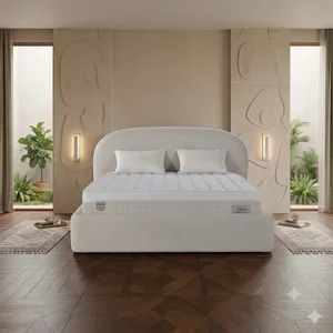 Pat + Saltea gratis Diana - 180x200 cm, culoare personalizabila, saltea ortopedica, somiera rabatabila si lada de depozitare