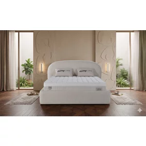 Pat + Saltea gratis Diana - 160x200 cm, culoare personalizabila, saltea ortopedica, somiera rabatabila si lada de depozitare