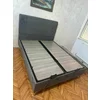 Pat + Saltea gratis Nova, gri - 140x200 cm, lada depozitare, tesatura premium picture - 4