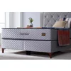 Pat + Saltea gratis Sleep Maker, gri - 140x200 cm, design modern, tapițerie rafinată, saltea ortopedică inclusă, structură solidă picture - 2