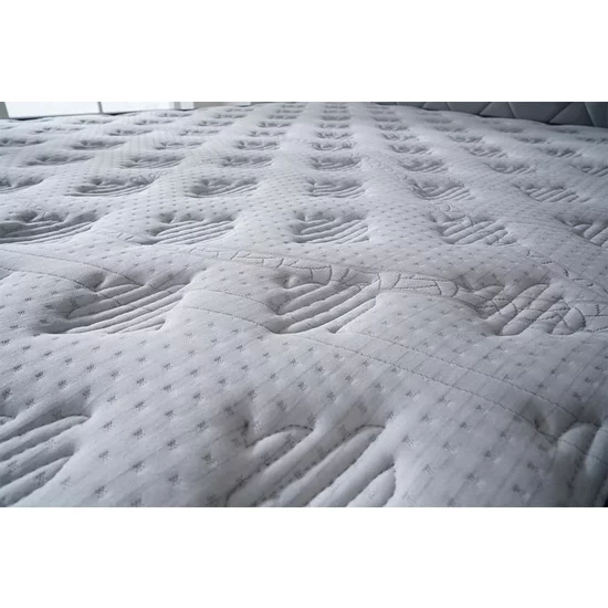 Pat + Saltea gratis Sleep Maker, gri - 140x200 cm, design modern, tapițerie rafinată, saltea ortopedică inclusă, structură solidă picture - 8