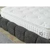 Pat +Saltea gratis Bubblebed, gri - 140/200, cu somiera rabatabila, lada de depozitare si tesatura premium picture - 2