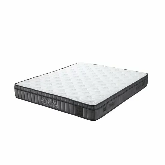 Pat Tapițat cu saltea Gratis Bella ladă depozitare, tapițerie catifea premium, structură metal + PAL, 140x200 cm, Gri picture - 4